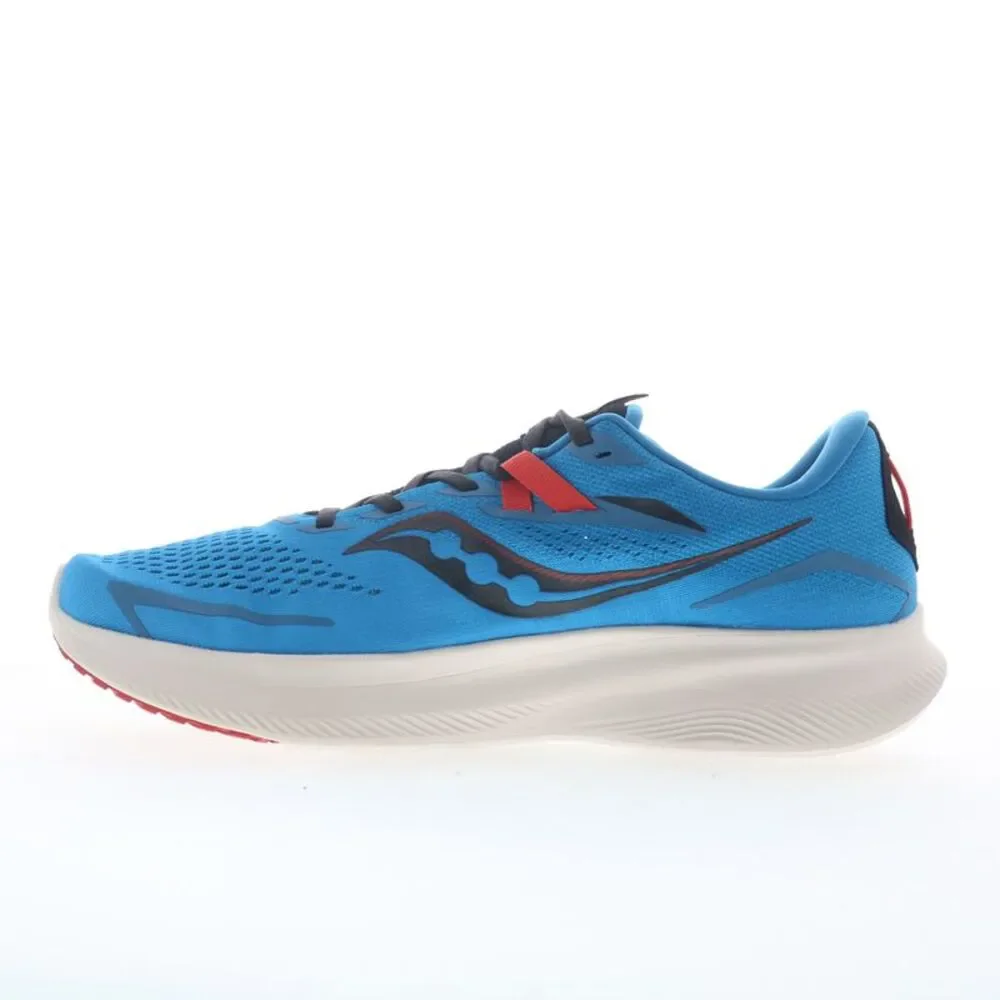Saucony Mens Ride 15 Blue Shoes (NWT)